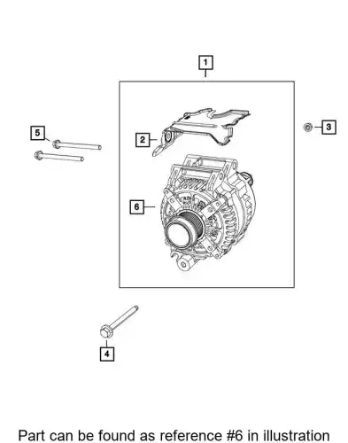 Генератор CHRYSLER R8271769AA