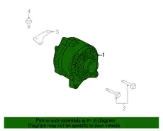 Генератор FORD GC2Z10346C