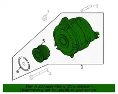 Генератор FORD L1MZ10346A