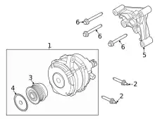 Генератор FORD L1MZ10346C