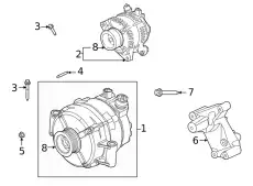 Генератор FORD LC3Z10346B