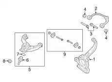 ARM ASY - FRONT SUSPENSION KL3Z-3085-A FORD