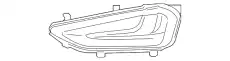 BEZEL - FOG LAMP KT4Z-15A245-AA FORD