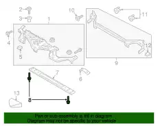 BOLT W500223-S439 FORD