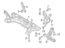 BOLT W500233S442 FORD