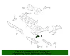 BOLT - HEX.HEAD W500032S442M FORD