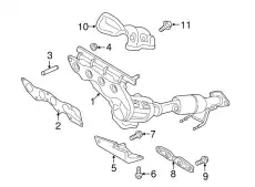 BOLT - HEX.HEAD W500032S442M FORD