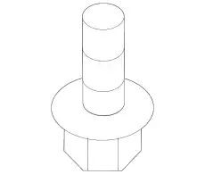 BOLT AND WASHER ASY - HEX.HEAD W704176-S307 FORD