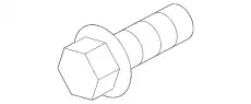 BOLT AND WASHER ASY - HEX.HEAD W709601S437 FORD