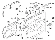 BRACKET - ASSIST HANDLE DM5Z5822606A FORD