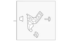 BRACKET - BUMPER MOUNTING KS7Z-17787-A FORD