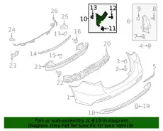 BRACKET - BUMPER MOUNTING KS7Z-17787-A FORD