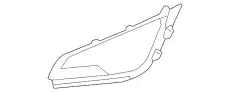 BRACKET - FOG LAMP GN1Z-15266-BC FORD