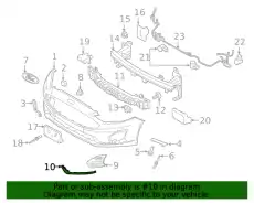 BRACKET - FOG LAMP KS7Z-15266-AB FORD