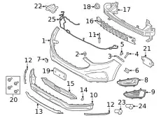 BRACKET - FOG LAMP KT4Z-15266-VA FORD