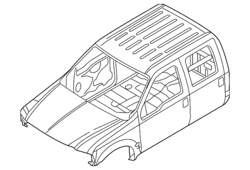 CAB ASY - TRIMMED - PRIMED BC3Z26001B24D FORD