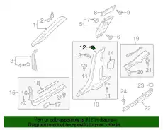 CLIP - TRIM W717977S300 FORD