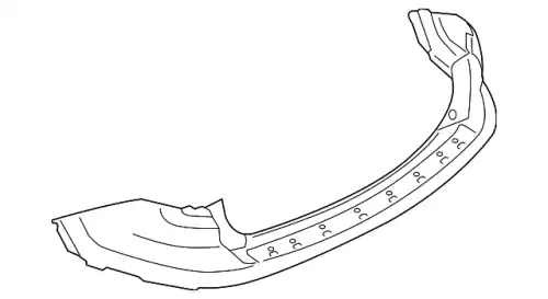JB5Z17K835ACPTM BUMBER COVER ASSY FORD