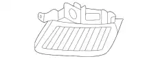 Решетка бампера FORD KR3Z17E811AA