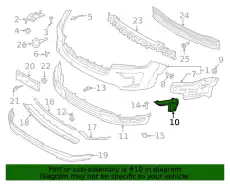 Решетка бампера FORD JB5Z17E811BB