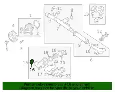 GASKET JL3Z8255A FORD