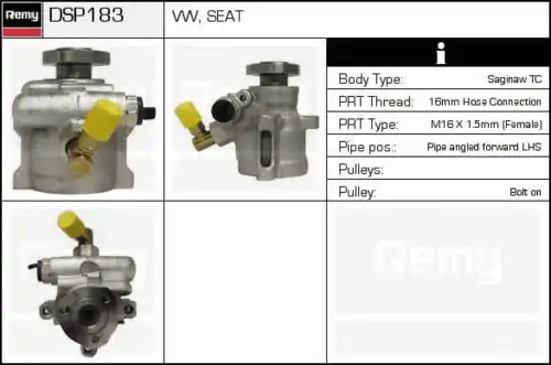 Насос гидроусилителя руля DELCO REMY DSP183
