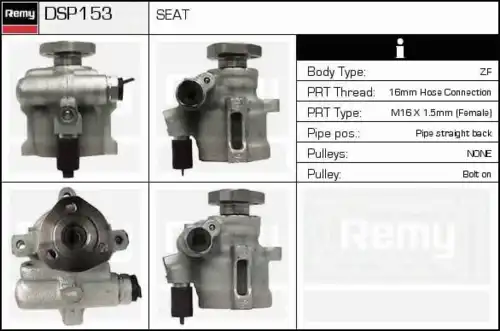 Насос гидроусилителя руля DELCO REMY DSP153