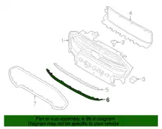 Решетка радиатора FORD GN1Z-8200-FA
