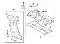 GROMMET - VALVE COVER BM5Z-6C518-A FORD