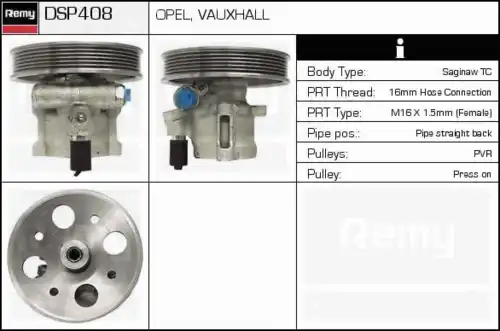Насос гидроусилителя руля DELCO REMY DSP408