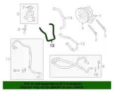HOSE ASY BL3Z3A713L FORD