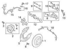 Ступица FORD HP5Z-1104-C