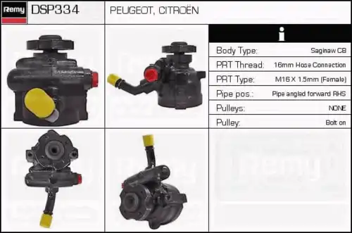 Насос гидроусилителя руля DELCO REMY DSP334