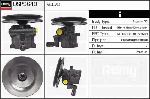Насос гидроусилителя руля DELCO REMY DSP9649