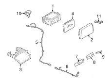 MICROPHONE AM2Z19A391C FORD