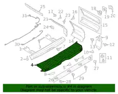 MOULDING - BUMPER PROTECTION CK4Z-17C829-AC FORD