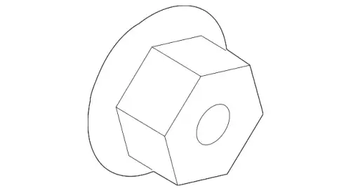 NUT W520202-S442 FORD