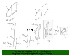 NUT - HEX. W520412-S442 FORD
