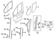 NUT - HEX. W520412-S442 FORD