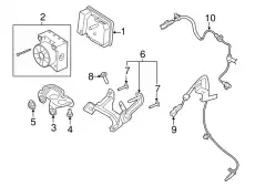 NUT - HEX. W702751-S437 FORD