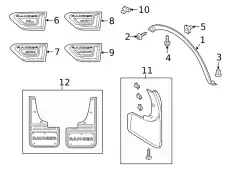 NUT - PLASTIC - SPECIAL W715469S300 FORD