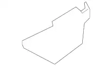 PLATE - LOWER BACK COVER DS7Z-78403B22-A FORD