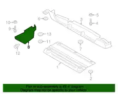 PLATE - LOWER BACK COVER DS7Z-78403B22-A FORD