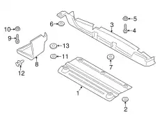 PLATE - LOWER BACK COVER DS7Z-78403B22-A FORD