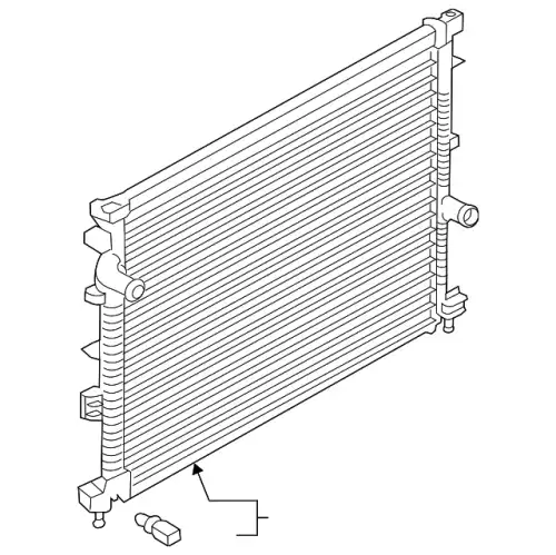 RADIATOR ASY F2GZ8005F FORD