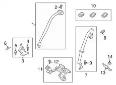 SCREW W713603S442 FORD