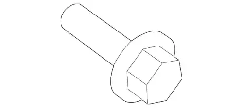 SCREW W716658S437 FORD