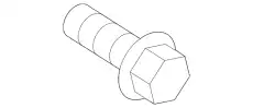 SCREW AND WASHER ASY W709347-S307 FORD