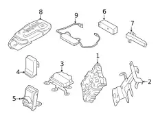 SENSOR AND BRACKET - INTERIOR DS7Z15K609B FORD