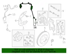 Датчик ABS FORD KB3Z-2C205-A